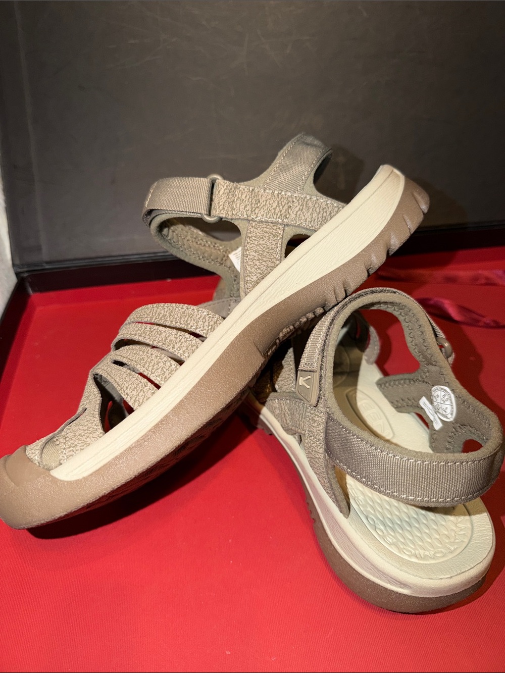 Keen Women's Taupe Multi-Strap Outdoor Sandals - Picture 3 of 12